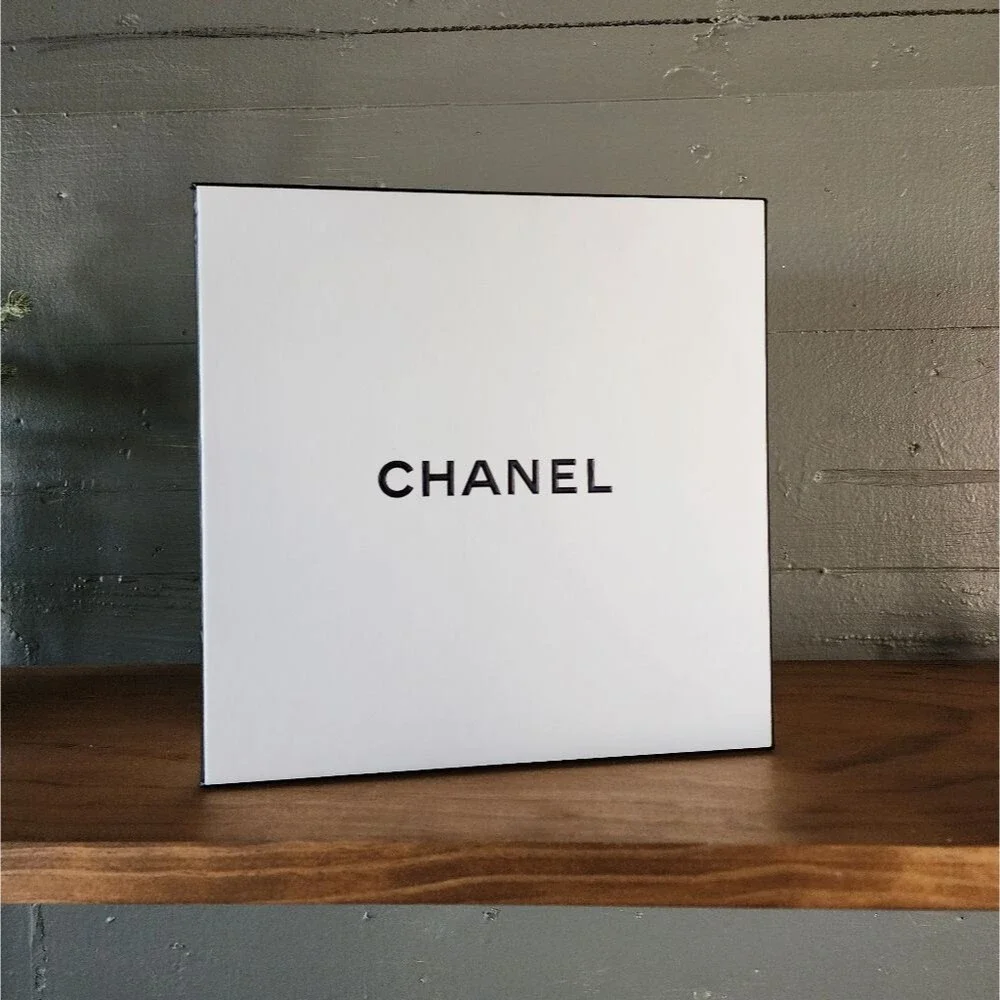 Authentic Chanel Classic Black and White EMPTY Box